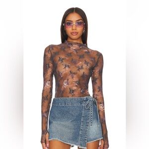 Free People Lux Top in Night Sky Combo